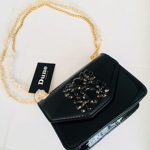 DUNE LONDON PATENT MICRO SAMIA HANDBAG BRAND NEW!!